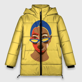 Женская зимняя куртка 3D с принтом девушка в очках в Тюмени, верх — 100% полиэстер; подкладка — 100% полиэстер; утеплитель — 100% полиэстер | длина ниже бедра, силуэт Оверсайз. Есть воротник-стойка, отстегивающийся капюшон и ветрозащитная планка. 

Боковые карманы с листочкой на кнопках и внутренний карман на молнии | девушка | девушка на стиле | красивая девушка | красивый макияж | красота | мейк | очки | стиль | чувство стиля