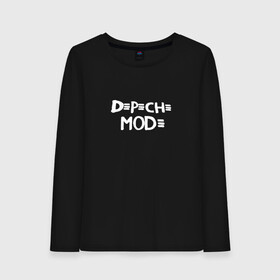 Женский лонгслив хлопок с принтом Depeche Mode в Тюмени, 100% хлопок |  | depeche mode | альтернативный | вестник моды | депеш мод | дэйв гаан | индастриал | мартин гор | музыка | новая волна | рок | синти поп | электроник | энди флетчер