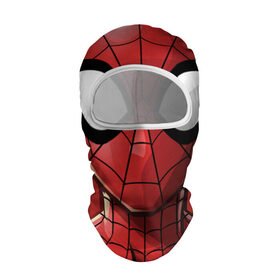 Балаклава 3D с принтом Spider-Man в Тюмени, 100% полиэстер, ткань с особыми свойствами — Activecool | плотность 150–180 г/м2; хорошо тянется, но при этом сохраняет форму. Закрывает шею, вокруг отверстия для глаз кайма. Единый размер | comics | marvel | peter parker | spider man | питер паркер | человек паук
