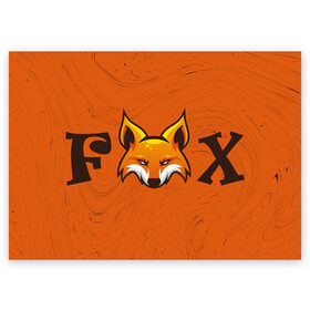 Поздравительная открытка с принтом FOX в Тюмени, 100% бумага | плотность бумаги 280 г/м2, матовая, на обратной стороне линовка и место для марки
 | Тематика изображения на принте: animals | fox | foxes | foxy | ginger | животные | лис | лиса | лисенок | лисий | лисица | лисицы | лисичка | лисички | лисы | лисята | оранжевый