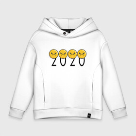 Детское худи Oversize хлопок с принтом 2020 (Z) в Тюмени, френч-терри — 70% хлопок, 30% полиэстер. Мягкий теплый начес внутри —100% хлопок | боковые карманы, эластичные манжеты и нижняя кромка, капюшон на магнитной кнопке | 2020 | 2020 год | 2020год | emoji | smail | smile | the end | апокалипсис | взрыв | год | конец света | мордочка | негатив | рожица | смаил | смайл | улыбка | эмоджи | ядерный взрыв