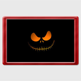Магнит 45*70 с принтом Зловещая улыбка в Тюмени, Пластик | Размер: 78*52 мм; Размер печати: 70*45 | halloween | злая улыбка | праздник | страшный праздник | хэллоуин