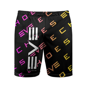 Мужские шорты спортивные с принтом EVE ECHOES / ИВ ЭХО в Тюмени,  |  | Тематика изображения на принте: 