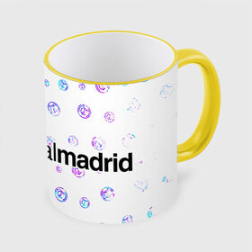 Кружка с принтом REAL MADRID / РЕАЛ МАДРИД в Тюмени, керамика | ёмкость 330 мл | Тематика изображения на принте: football | logo | madrid | real | realmadrid | sport | клуб | лого | логотип | логотипы | мадрид | реал | реалмадрид | символ | символы | спорт | форма | футбол | футбольная