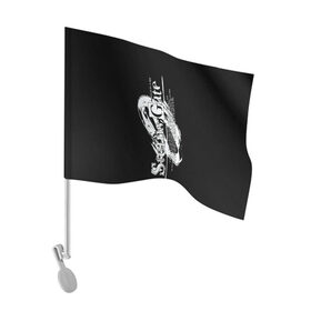 Флаг для автомобиля с принтом Врата Штейна / Steins Gate в Тюмени, 100% полиэстер | Размер: 30*21 см | steins gate | аниме | врата штейна | игра | манга | мультсериал