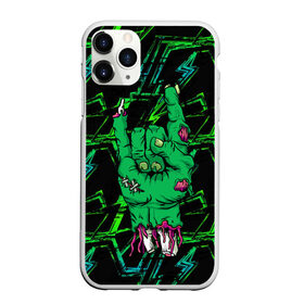 Чехол для iPhone 11 Pro матовый с принтом Rock Zombie в Тюмени, Силикон |  | Тематика изображения на принте: blood | diablo | haloween | horror | дьявол | зомби | кости | кровь | мозги | мясо | страшилка | ужасы | хеллоуин | хелоуин