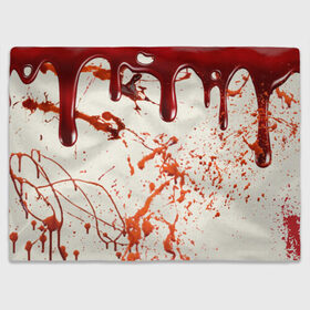 Плед 3D с принтом Стекающая кровь в Тюмени, 100% полиэстер | закругленные углы, все края обработаны. Ткань не мнется и не растягивается | 2020 | blood | halloween | капли | кровавый | кровь | пятна | следы | стекающая | хэллоуин | хэлоуин