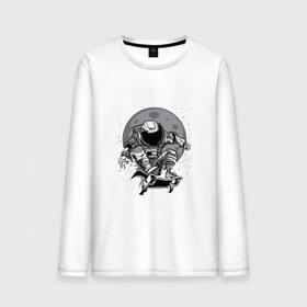 Мужской лонгслив хлопок с принтом Космический скейт в Тюмени, 100% хлопок |  | арт | астронавт | звезда | звёзды | космический отдых | космонавт | космос | ночь | рисунок | скафандр | скейт | скейтборд