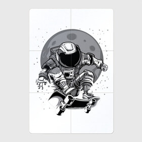 Магнитный плакат 2Х3 с принтом Космический скейт в Тюмени, Полимерный материал с магнитным слоем | 6 деталей размером 9*9 см | арт | астронавт | звезда | звёзды | космический отдых | космонавт | космос | ночь | рисунок | скафандр | скейт | скейтборд