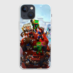 Чехол для iPhone 13 mini с принтом Minecraft Dungeons в Тюмени,  |  | logo minecraft | minecraft | minecraft dungeons | minecraft live | minekraft | игра | игра майнкрафт | инди | логотип майнкрафт | майнкрафт | майнкрафт в жизни | майнкрафт лайв | надпись | персонажи майнкрафт | подземелье
