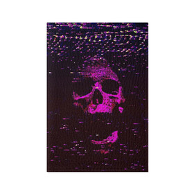 Обложка для паспорта матовая кожа с принтом Phonk Skull в Тюмени, натуральная матовая кожа | размер 19,3 х 13,7 см; прозрачные пластиковые крепления | Тематика изображения на принте: 90 | 90 е | hip hop | music | phonk | phonk memphis | phonk rap | phonk skull | rap | skull | trap | vhs | девяностые | музыка | музыка фонк | помехи | реп | рэп | треп | трэп | флекс | фонк | фонк мемфис | фонк реп | фонк рэп | хип хоп | чере