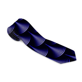 Галстук 3D с принтом Scales в Тюмени, 100% полиэстер | Длина 148 см; Плотность 150-180 г/м2 | abstraction | illusion | pattern | purple | scales | shapes | shimmer | texture | waves | абстракция | волны | иллюзия | паттерн | переливаеться | текстура | фиолетовый | формы | чешуя