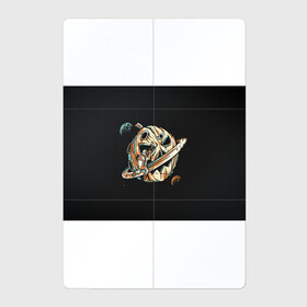 Магнитный плакат 2Х3 с принтом Halloween in Cosmos в Тюмени, Полимерный материал с магнитным слоем | 6 деталей размером 9*9 см | cosmos | день космонавтики | звезды | космонавт | космос | луна | небо | орбита | тыква | хеллоуин | юрий гагарин