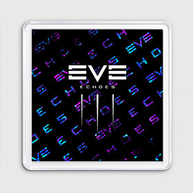 Магнит 55*55 с принтом EVE ECHOES / ИВ ЭХО в Тюмени, Пластик | Размер: 65*65 мм; Размер печати: 55*55 мм | echo | echoes | eve | game | games | logo | online | space | ев онлайн | ев эхо | еве | ив онлайн | ив эхо | игра | игры | космос | лого | логотип | логотипы | онлайн | символ | символы | эхо | эхос