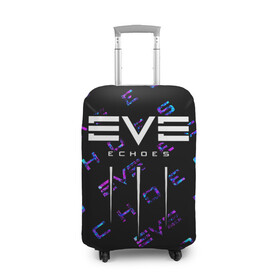Чехол для чемодана 3D с принтом EVE ECHOES / ИВ ЭХО в Тюмени, 86% полиэфир, 14% спандекс | двустороннее нанесение принта, прорези для ручек и колес | echo | echoes | eve | game | games | logo | online | space | ев онлайн | ев эхо | еве | ив онлайн | ив эхо | игра | игры | космос | лого | логотип | логотипы | онлайн | символ | символы | эхо | эхос