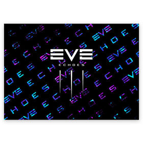 Поздравительная открытка с принтом EVE ECHOES / ИВ ЭХО в Тюмени, 100% бумага | плотность бумаги 280 г/м2, матовая, на обратной стороне линовка и место для марки
 | Тематика изображения на принте: echo | echoes | eve | game | games | logo | online | space | ев онлайн | ев эхо | еве | ив онлайн | ив эхо | игра | игры | космос | лого | логотип | логотипы | онлайн | символ | символы | эхо | эхос