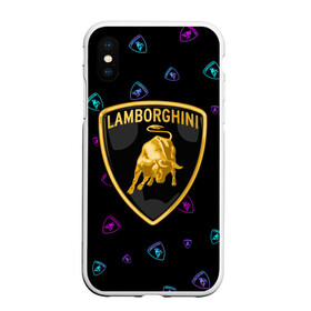 Чехол для iPhone XS Max матовый с принтом LAMBORGHINI Ламборгини в Тюмени, Силикон | Область печати: задняя сторона чехла, без боковых панелей | auto | lambo | lamborghini | logo | moto | symbol | авто | автомобиль | гонки | знак | ламбо | ламборгини | ламборджини | лого | логотип | логотипы | марка | машина | мото | символ | символы