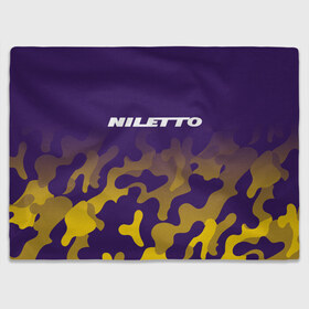 Плед 3D с принтом НИЛЕТТО / Niletto в Тюмени, 100% полиэстер | закругленные углы, все края обработаны. Ткань не мнется и не растягивается | hip | hop | logo | music | nileto | niletto | rap | знак | лого | логотип | логотипы | любимка | музыка | музыкант | нилето | нилетто | рэп | символ | символы | хип | хоп