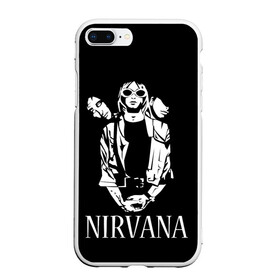 Чехол для iPhone 7Plus/8 Plus матовый с принтом NIRVANA в Тюмени, Силикон | Область печати: задняя сторона чехла, без боковых панелей | grange | kobain | kurt | music | nirvana | punk | rock | usa | гранж | кобэйн | курт | нирвана | панк | рок