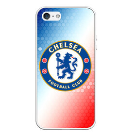 Чехол для iPhone 5/5S матовый с принтом CHELSEA F.C. / ЧЕЛСИ в Тюмени, Силикон | Область печати: задняя сторона чехла, без боковых панелей | chelsea | club | footbal | logo | знак | клуб | логотип | логотипы | символ | символы | форма | футбол | футбольная | футбольный | челси