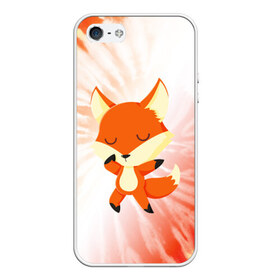 Чехол для iPhone 5/5S матовый с принтом ЛИСИЧКА FOXY в Тюмени, Силикон | Область печати: задняя сторона чехла, без боковых панелей | animals | fox | foxes | foxy | ginger | животные | лис | лиса | лисенок | лисий | лисица | лисицы | лисичка | лисички | лисы | лисята | оранжевый