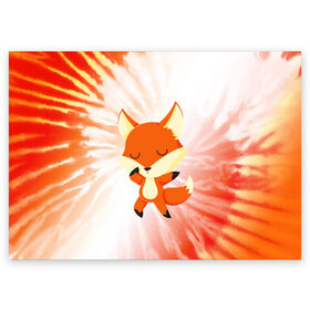 Поздравительная открытка с принтом ЛИСИЧКА / FOXY в Тюмени, 100% бумага | плотность бумаги 280 г/м2, матовая, на обратной стороне линовка и место для марки
 | animals | fox | foxes | foxy | ginger | животные | лис | лиса | лисенок | лисий | лисица | лисицы | лисичка | лисички | лисы | лисята | оранжевый