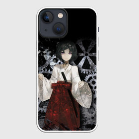 Чехол для iPhone 13 mini с принтом Врата Штейны: Урушибара Рука. в Тюмени,  |  | steins gate | амане сузуха | амане юки | аниме | врата штейна | игра | кирию моэка | макисе курису | мультсериал | окабе ринтаро | румихо акиха | урушибара рука | хашида итару | шина маюри