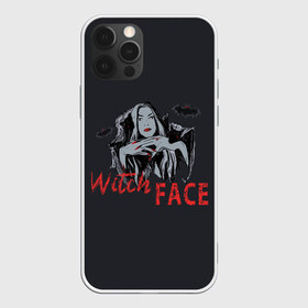 Чехол для iPhone 12 Pro Max с принтом Witch Face в Тюмени, Силикон |  | halloween | hallowen | halowen | helloween | witch face | ведьма | день всех святых | летучая мышь | лицо ведьмы | халовен | халовин | хеллуин