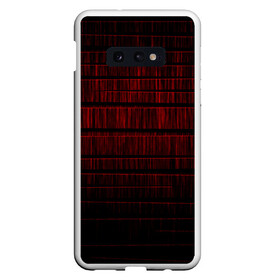 Чехол для Samsung S10E с принтом Dark and Red в Тюмени, Силикон | Область печати: задняя сторона чехла, без боковых панелей | abstraction | cracks | dark | lines | red | stone | stripes | surface | texture | абстракция | каменный | красный | линии | поверхность | полосы | текстура | темный | трещины