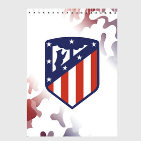 Скетчбук с принтом ATLETICO MADRID / Атлетико в Тюмени, 100% бумага
 | 48 листов, плотность листов — 100 г/м2, плотность картонной обложки — 250 г/м2. Листы скреплены сверху удобной пружинной спиралью | atletico | club | footbal | logo | madrid | атлетико | знак | клуб | логотип | логотипы | мадрид | символ | символы | форма | футбол | футбольная | футбольный