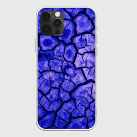 Чехол для iPhone 12 Pro Max с принтом Cracks в Тюмени, Силикон |  | abstraction | cracks | dry | ground | purple | texture | абстракция | земля | сухой | текстура | трещины | фиолетовый