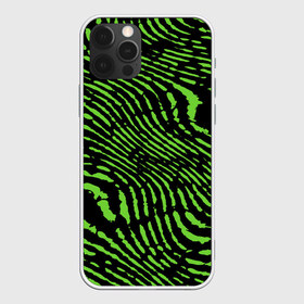 Чехол для iPhone 12 Pro Max с принтом Зебра в Тюмени, Силикон |  | green | green lines | green neon | green neon lines | green zebra | lines | zebra | в полоску | зебра | зеленая зебра | зелёные полосы | зелёный | зелёный неон | полоски | полосы