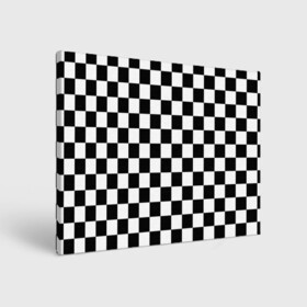 Холст прямоугольный с принтом Шахматка в Тюмени, 100% ПВХ |  | Тематика изображения на принте: абстракция | в клетку | игра | клетка | клеточка | тренд | черно белая | черно белая клетка | шахматка | шахматная клетка | шахматы