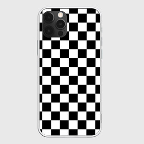 Чехол для iPhone 12 Pro с принтом Шахматка в Тюмени, силикон | область печати: задняя сторона чехла, без боковых панелей | Тематика изображения на принте: абстракция | в клетку | игра | клетка | клеточка | тренд | черно белая | черно белая клетка | шахматка | шахматная клетка | шахматы