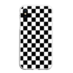 Чехол для iPhone XS Max матовый с принтом Шахматка в Тюмени, Силикон | Область печати: задняя сторона чехла, без боковых панелей | абстракция | в клетку | игра | клетка | клеточка | тренд | черно белая | черно белая клетка | шахматка | шахматная клетка | шахматы