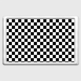Магнит 45*70 с принтом Шахматка в Тюмени, Пластик | Размер: 78*52 мм; Размер печати: 70*45 | абстракция | в клетку | игра | клетка | клеточка | тренд | черно белая | черно белая клетка | шахматка | шахматная клетка | шахматы