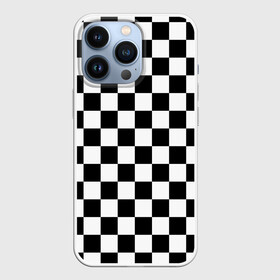 Чехол для iPhone 13 Pro с принтом Шахматка в Тюмени,  |  | Тематика изображения на принте: абстракция | в клетку | игра | клетка | клеточка | тренд | черно белая | черно белая клетка | шахматка | шахматная клетка | шахматы