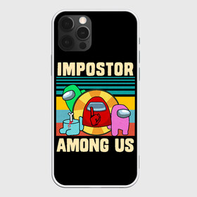 Чехол для iPhone 12 Pro Max с принтом Among Us IMPOSTOR в Тюмени, Силикон |  | art | game | impostor | meme | parody | retro | shh | sus | there is 1 | there is impostor among us | vintage | арт | винтаж | игра | иллюстрация | кнопка | мем | мемы | пародия | подозрительный | предатель среди нас | разноцветные космонавты |