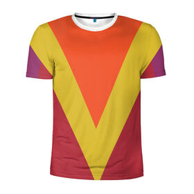 Мужская футболка 3D спортивная с принтом Винтаж 2.0 в Тюмени, 100% полиэстер с улучшенными характеристиками | приталенный силуэт, круглая горловина, широкие плечи, сужается к линии бедра | винтаж | зима | осень | ссср | теплые цвета