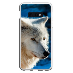 Чехол для Samsung S10E с принтом Северный волк в Тюмени, Силикон | Область печати: задняя сторона чехла, без боковых панелей | wolf | wolfs | волк | волки | волчара | животные | звери | лес | природа