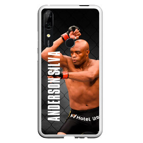 Чехол для Honor P Smart Z с принтом Anderson Silva в Тюмени, Силикон | Область печати: задняя сторона чехла, без боковых панелей | ahmat | anderson | mma | silva | ufc | андерсон | ахмат | бои без правил | микс файт | мма | силва | сильва