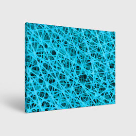 Холст прямоугольный с принтом GARD$ER в Тюмени, 100% ПВХ |  | abstraction | acidic | blue | lines | mesh | shapes | surface | texture | абстракция | кислотный | линии | поверхность | сетка | текстура | формы