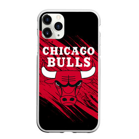 Чехол для iPhone 11 Pro Max матовый с принтом Чикаго Буллз в Тюмени, Силикон |  | Тематика изображения на принте: bulls | chicago | chicago bulls | nba | баскетбол | буллз | нба | чикаго | чикаго буллз