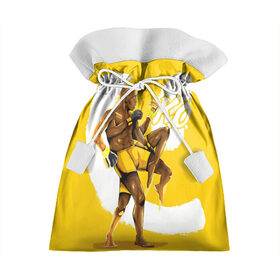 Подарочный 3D мешок с принтом ANDERSON SILVA в Тюмени, 100% полиэстер | Размер: 29*39 см | 