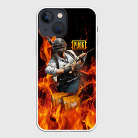 Чехол для iPhone 13 mini с принтом PUBG в Тюмени,  |  | battlegrounds | playerunknown s | pubg | вода | згип | игра | компьютерная игра | огонь | огонь и вода | пабг | пубг | шутер