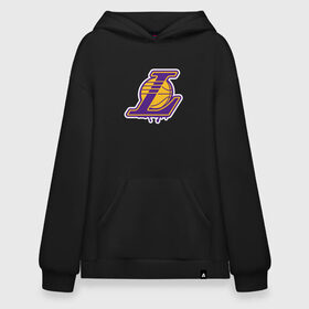 Худи SuperOversize хлопок с принтом Lakers в Тюмени, 70% хлопок, 30% полиэстер, мягкий начес внутри | карман-кенгуру, эластичная резинка на манжетах и по нижней кромке, двухслойный капюшон
 | 23 | anthony davis | basketball | bryant | game | james | kobe | lebron | los angeles | nba | sport | баскетбол | брайант | бровь | джеймс | калифорния | коби | король | леброн | лейкерс | лос анджелес | нба | спорт | тренер | чемпио