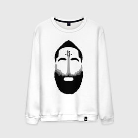 Мужской свитшот хлопок с принтом James Harden в Тюмени, 100% хлопок |  | basketball | beard | game | harden | houston | james | nba | rockets | sport | баскетбол | борода | джеймс | нба | рокетс | спорт | тренер | харден | хьюстон | чемпион