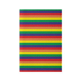 Обложка для паспорта матовая кожа с принтом Радуга в Тюмени, натуральная матовая кожа | размер 19,3 х 13,7 см; прозрачные пластиковые крепления | много цветов | радуга | радужная | разноцветная | разноцветный | цвета радуги | цветная | цветной
