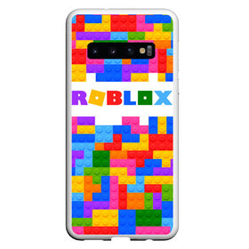 Чехол для Samsung Galaxy S10 с принтом ROBLOX LEGO в Тюмени, Силикон | Область печати: задняя сторона чехла, без боковых панелей | Тематика изображения на принте: piggy | roblox | roblox games | roblox piggy | игра роблокс | пигги. | роблокс | роблокс пигги | робукс
