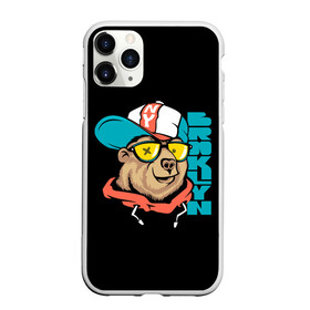 Чехол для iPhone 11 Pro Max матовый с принтом Медведь в Тюмени, Силикон |  | art | bear | brooklyn | cap | hipster | teddy bear | арт | бруклин | кепка | медведь | мишка | очки | хипстер